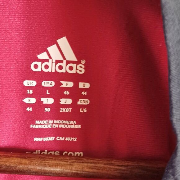 Adidas Women's Active Zip Track Jacket Size Large Pink Grey Pockets Embroidered - Picture 7 of 11